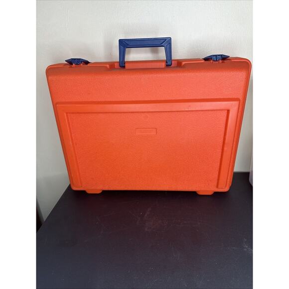 VINTAGE 1985 FISHER PRICE CONSTRUX CREATIVE BUILDING lot W/ 2 People Hard Case - Picture 3 of 5